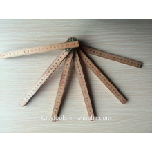 wooden folding ruler